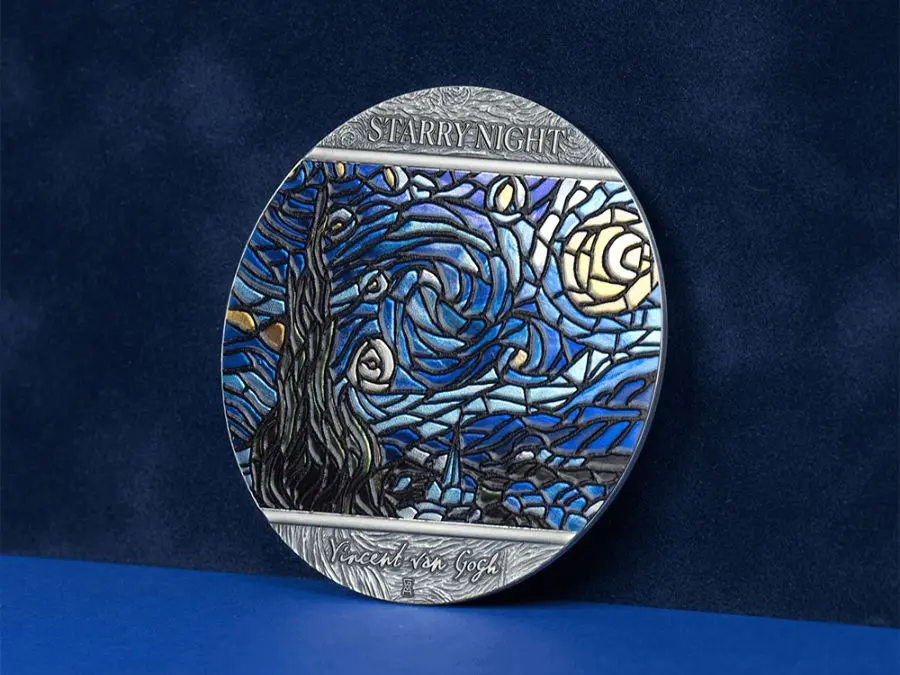 Nghệ thuật Ý nghĩa Xu bạc Starry Night