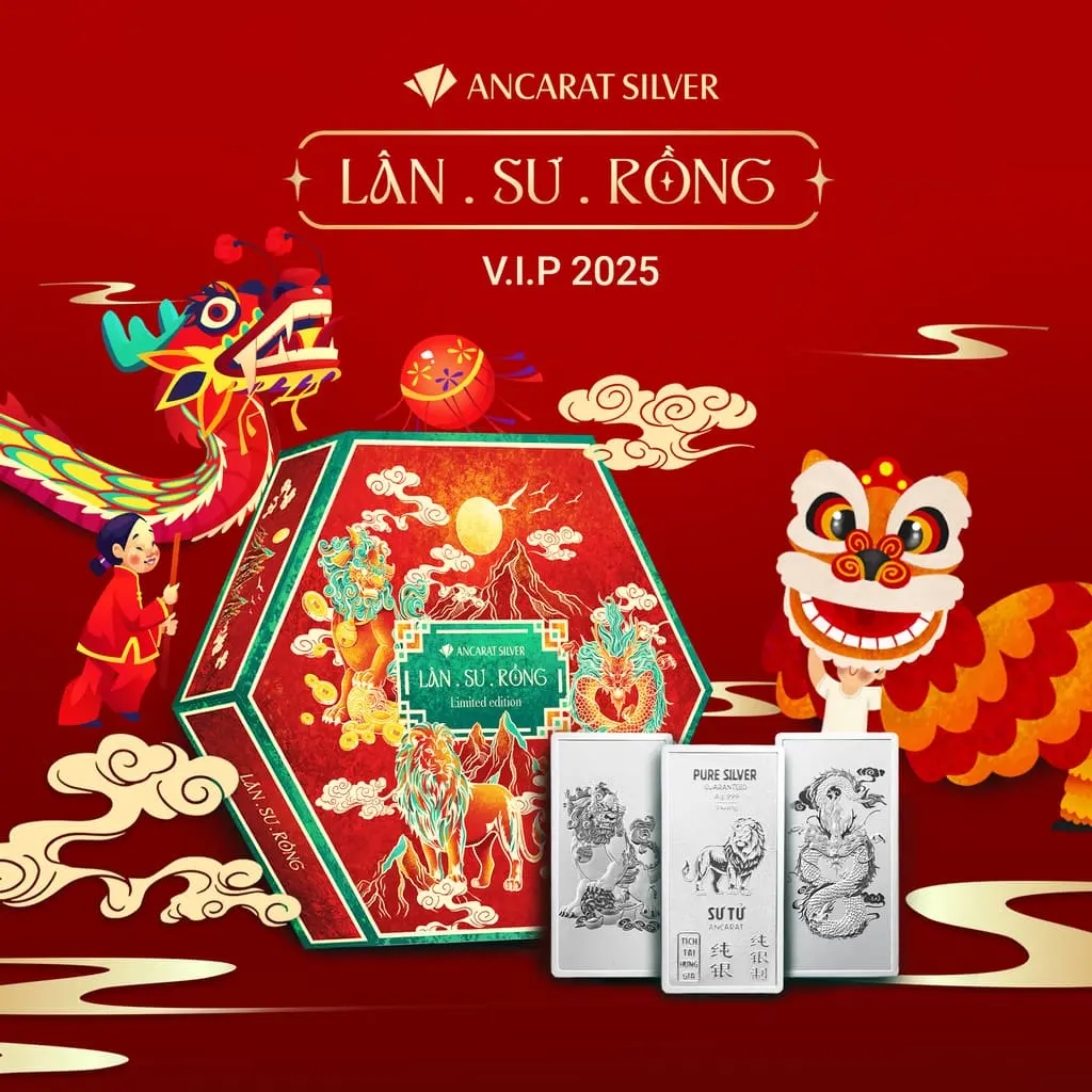 Bộ Sưu Tập Lân Sư Rồng 5 Lượng VIP