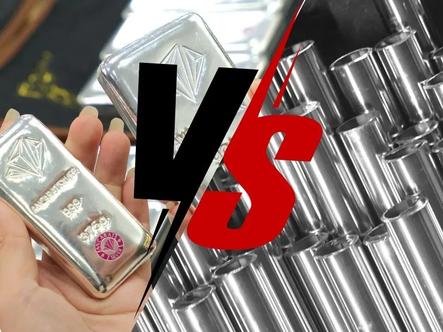 Sự khác biệt cốt lõi của thép và bạc nằm ở thành phần cấu tạo Thép và bạc