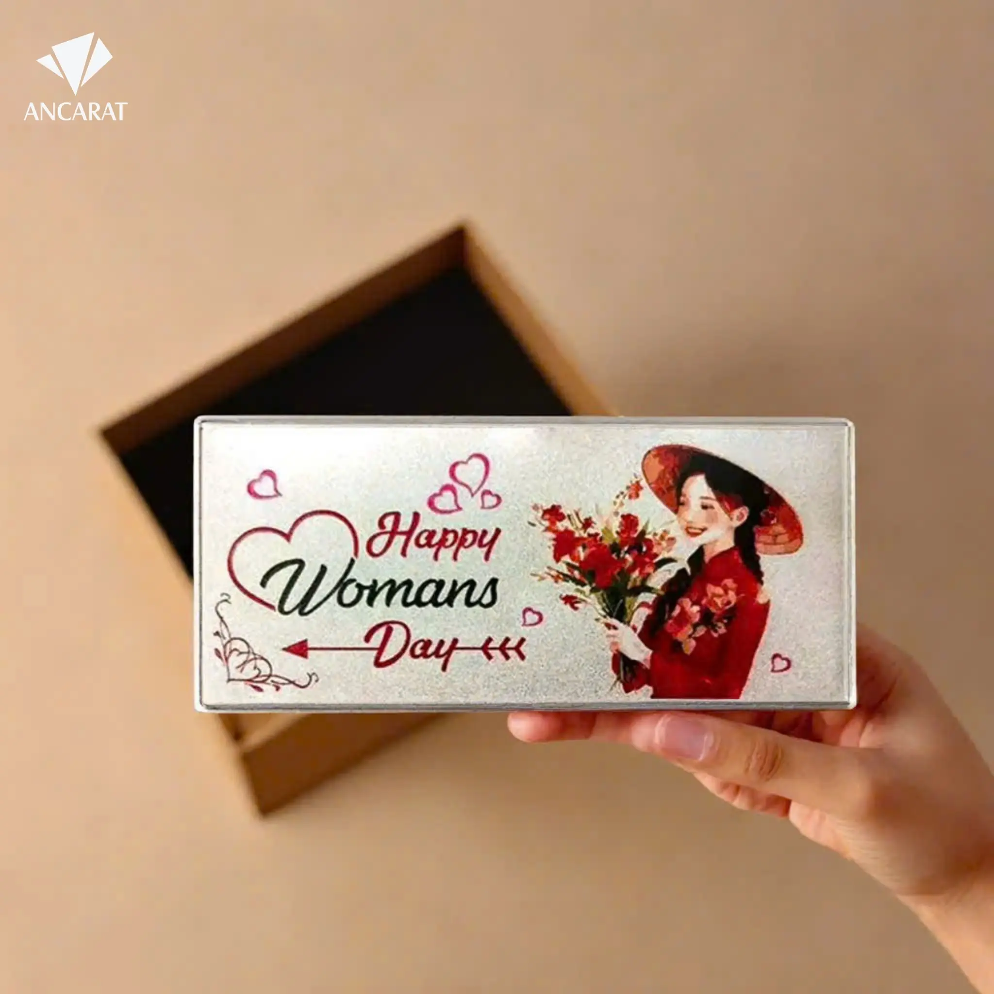 Những thiết kế bạc Ancarat tinh xảo thuộc dòng bạc women's day là món quà mang giá trị vĩnh cửu thay lời chúc Happy Women's Day trọn vẹn.