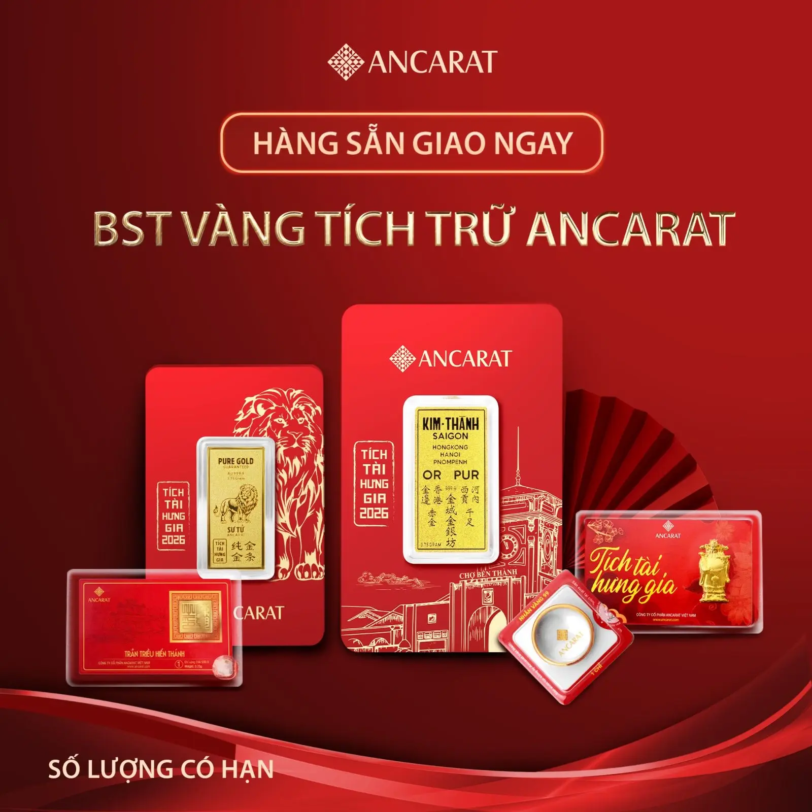 Tích lũy vàng Ancarat kỷ luật mỗi tháng