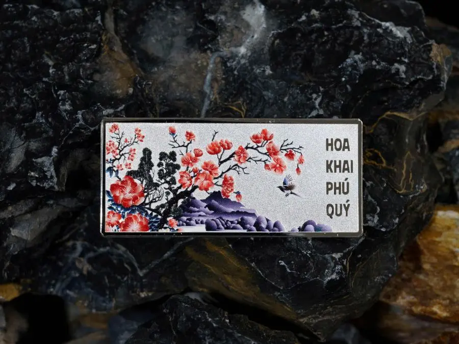 Nguồn cảm hứng bạc miếng hoa khai phú quý