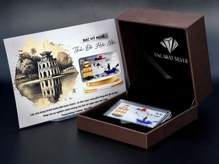 Thiết kế bạc miếng danh lam thắng cảnh