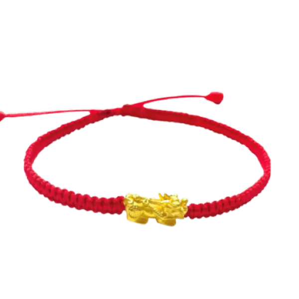 Vòng Tay Charm Vàng 24K Tỳ hưu tài lộc Size XS