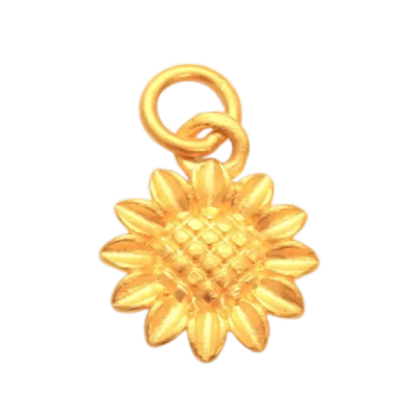 Mặt Dây Vàng 24K Hoa Hướng Dương