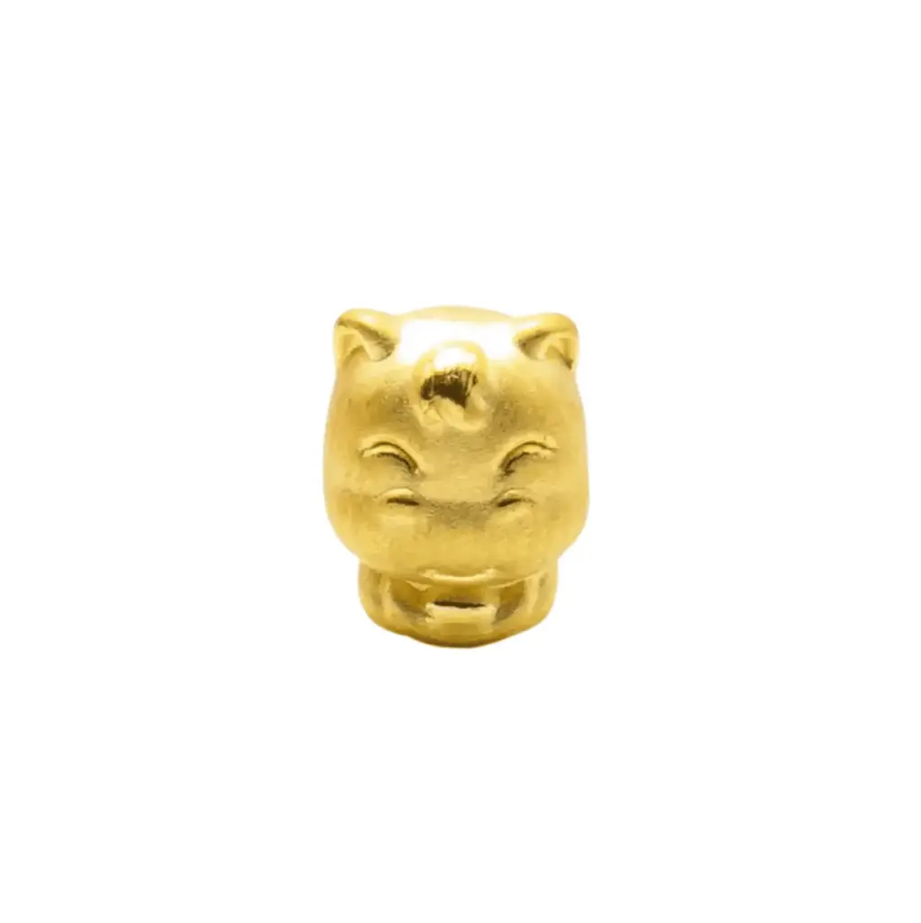 Charm Vàng 24K Kim Ngọ Ôm Thỏi Vàng MS06