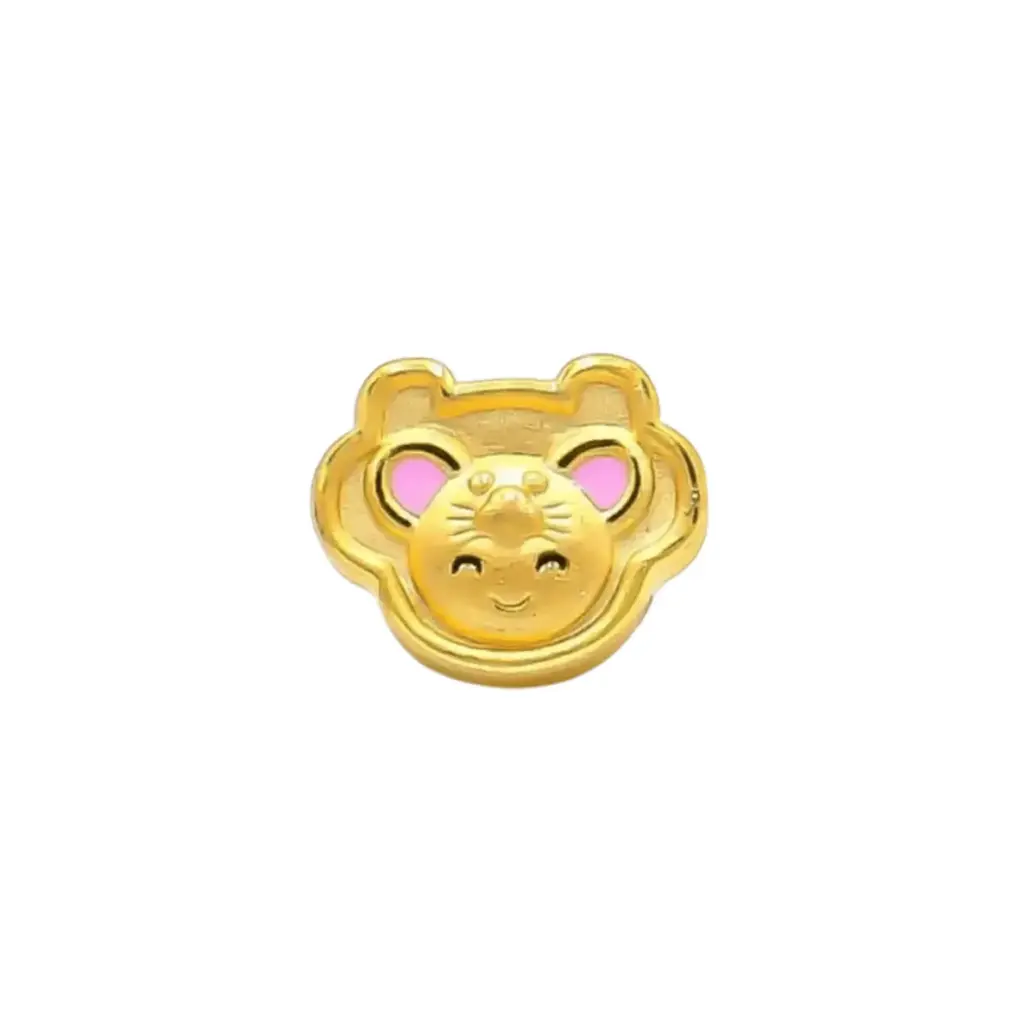 Charm Vàng 24K Kim Tí Khánh Vàng Chữ Phúc