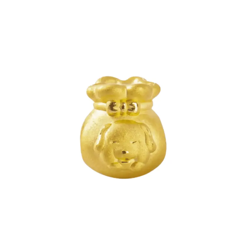 Charm Vàng 24K Kim Tuất Bao Đựng Tiền