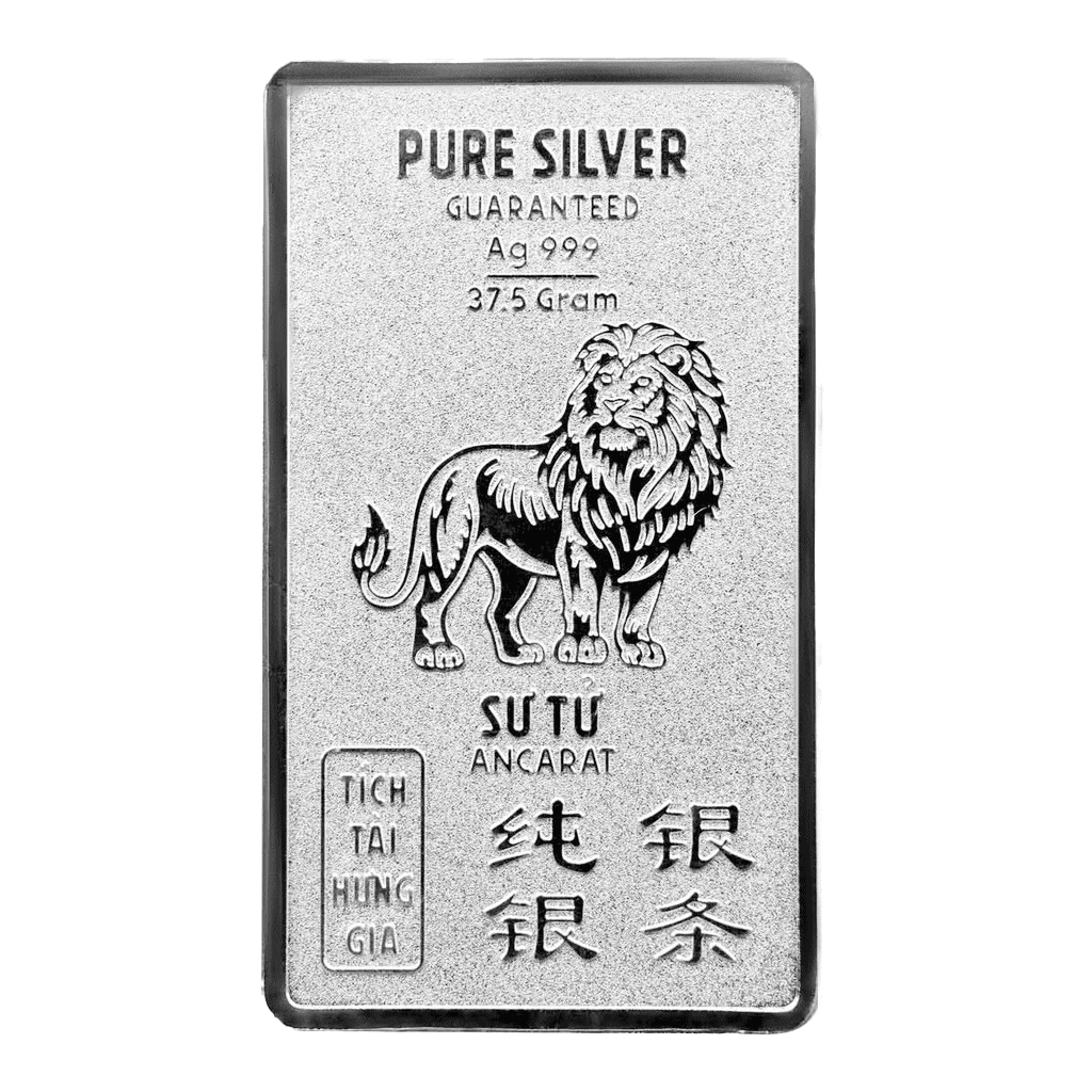 [A5] Bắc Sư Tử 1 lượng .999 Silver Bar