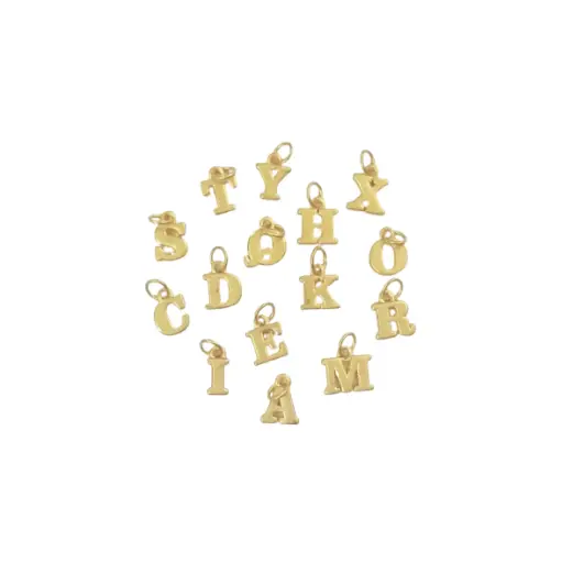 [AG9992.C179.005] Mặt dây Vàng 24K Chữ cái theo tên