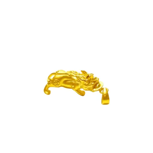 [AG9992.M014.006] Mặt dây Vàng 24K Tỳ Hưu tài lộc