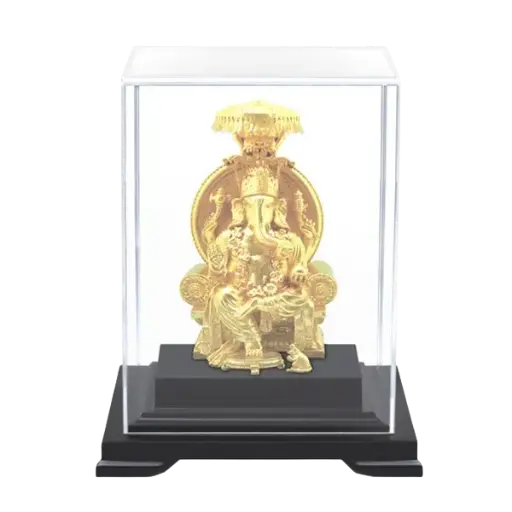 [AO9992.Q266.00006] Tượng mạ vàng 24K Thần Vạn Phúc – Tiền tài – Tài lộc