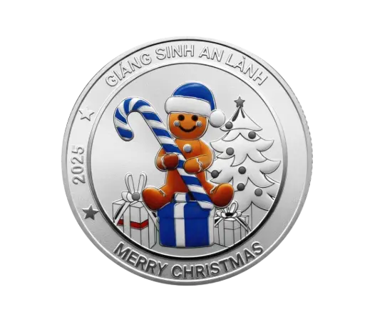 [BM26] Xu bạc Cậu Bé Bánh Gừng 1 Lượng .999