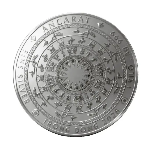 [K9] Bạc miếng .999 1 Kilogram “Đông Sơn Tụ Bảo“