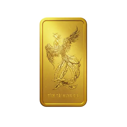 [GP3] Vàng mỹ nghệ Kim Phụng Cát Tường 1 phân .9999 