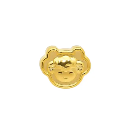 [AG9992.C008.174] Charm Vàng 24K Kim Mùi Khánh Vàng Chữ Phúc