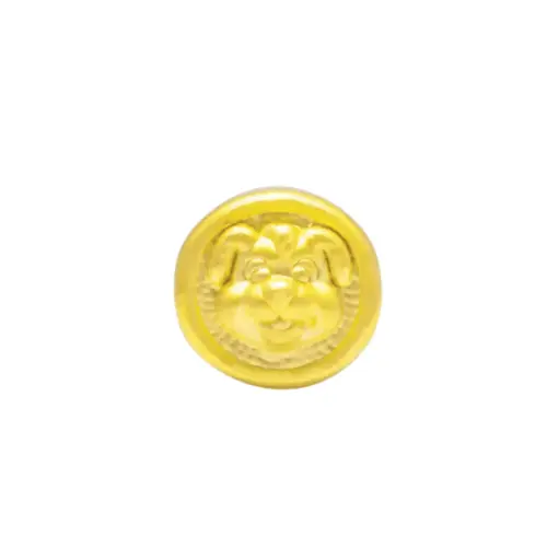 [AG9992.C011.003] Charm Vàng 24K Kim Tuất bánh bao